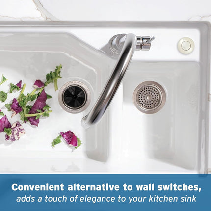 Insinkerator STC-BIS Push SinkTop Switch Button, Biscuit