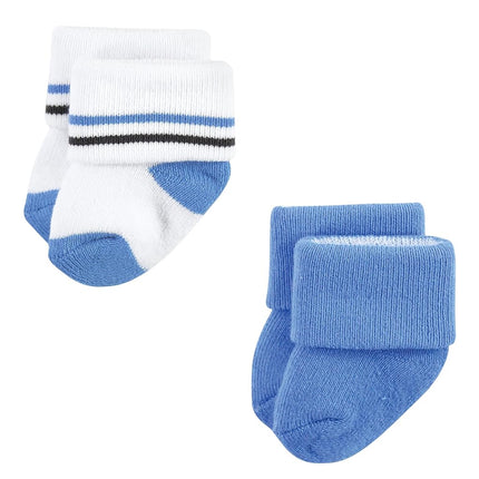 Chaussettes Hudson Baby pour bébés filles, en coton riche et éponge, lot de 12 paires, motif marin, 6-12 mois