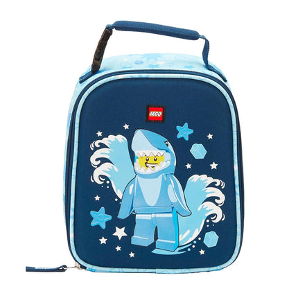 LEGO CHARACTER Lunch Box, Insulated Soft Reusable Lunch Bag Meal Container for Boys and Girls, Perfect for School or Travel, Meal Tote - SHARK GUY, Shark Guy, One Size, Lunch Box