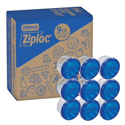 Ziploc Twist N Loc Container, Small, 9 Count