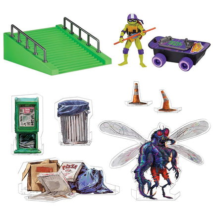 TMNT MM Movie Build'n Shred Skatepark Donatello Toy Figure