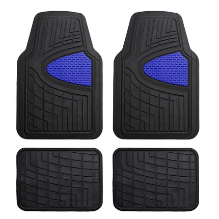 Automotive Floor Mats Blue Universal Fit Heavy Dut