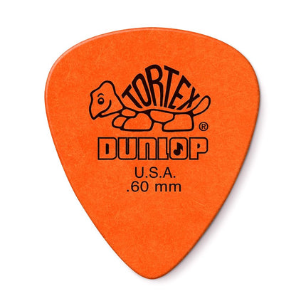 Dunlop 418R Tortex Guitar Picks (pack of 72) - Orange 0.60mm