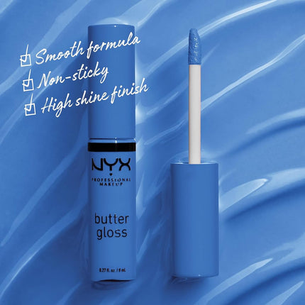 NYX PROFESSIONAL MAKEUP - Brillo de labios Butter Gloss, Madeleine, 7,7 g