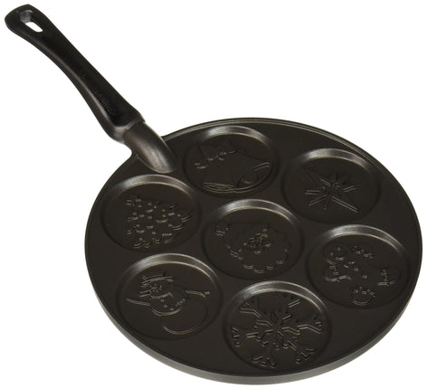 Nordic Ware Holiday Pancake Pan, Cast-Aluminium Pa