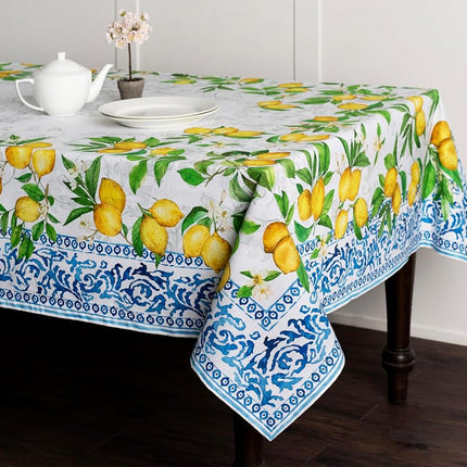 Maison d' Hermine Table Cloth Rectangle Table Reusable 100% Cotton 70"x120"