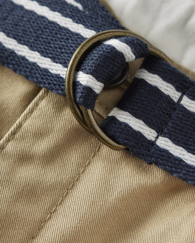Short chino ceinturé pour garçons et tout-petits Gymboree, sable, 3T