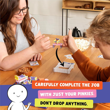 Exploding Kittens | Giants Moving Tiny Furniture | Card Matching and Reflex Game | 2-6 Players, Ages 7+