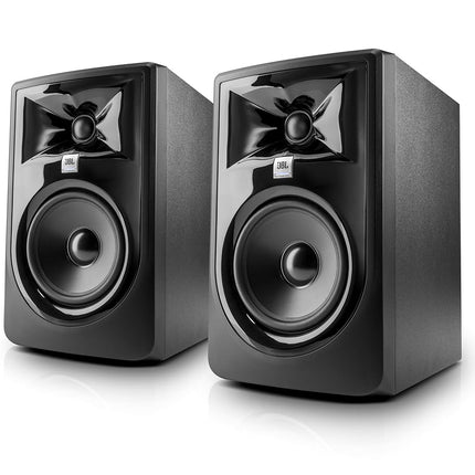 JBL Professional 305P MkII 5-Inch 2-Way Powered, Active Monitor Speakers for Near Field Music Production, Studio Monitor, Desktop Computer, Hi-Fi Audio. Sold as Pair, Black
