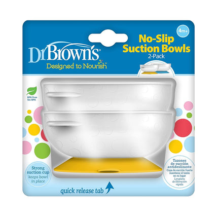Dr. Brown’s™ No-Slip Suction Bowl, 2-Pack