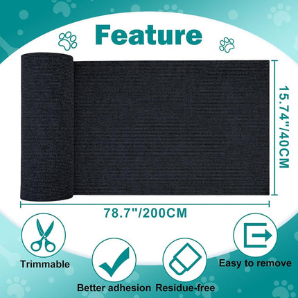 ENONCI 78.7x15.8 Cat Scratch Pad, Furniture Protector for Couch Corners