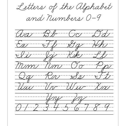 Beginning Traditional Cursive, Grades 1 - 3 [Paperback] Carson Dellosa Education