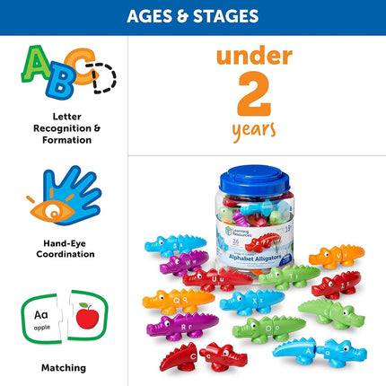 Learning Resources Snap-n-Learn Alphabet Alligators