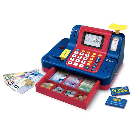 Learning Resources Cash Register with Canadian Currency - Educational Cash Register for Kids