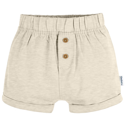Gerber Baby-Boys 3-Pack Knit Shorts, Blue, 12 Months