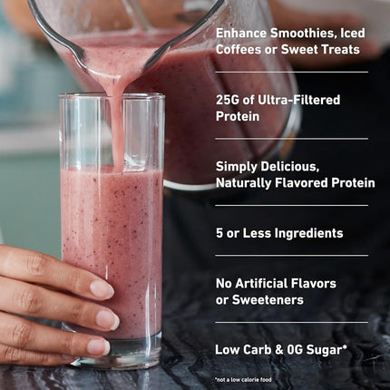 Isopure Protein Powder, Natural Strawberry, 1 Pound