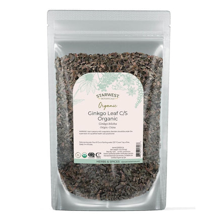 Ginkgo Leaf Cut & Sifted Organic - 4 Oz