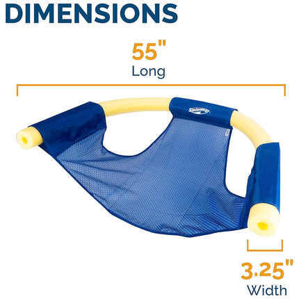 40.5" Green Noodle Sling Floating Seat Swimming Pool Accessory