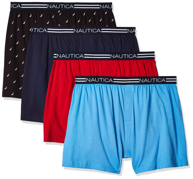 Nautica Men's Classic Cotton Loose Knit Boxer Shor