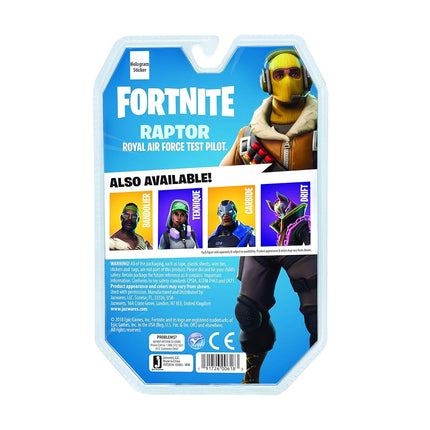 Fortnite Solo Mode Core Figure Pack, Raptor