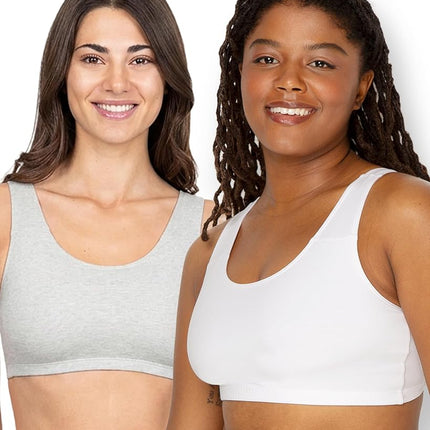 Fruit of the Loom Women's Built Up Tank Style Sports Bra, Opaque, Black/Heather Grey/Olive/Purple/Lilac/Dusk, 36 (Pack of 6)