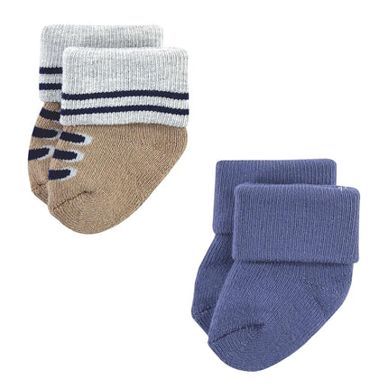 Hudson Baby Chaussettes nouveau-né et en tissu éponge en coton riche unisexe pour bébé, motif ours, 0-6 mois, lot de 12 ours, 0-6 mois