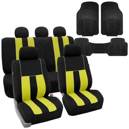 FH Group Striking Striped Seat Covers Full Set – U