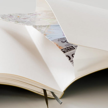 LEUCHTTURM1917 (355315) Notebook Pocket (A6) Softcover, 123 Numbered Pages, Plain, Sand