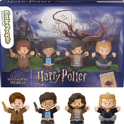 Little People Collector Harry Potter and the Prisoner of Azkaban Movie Special Edition Set for Adults & Fans, 4 Figures in a Display Package, HVG47