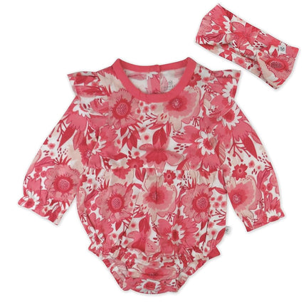 HonestBaby Lots de combi-shorts et robes 100 % coton biologique pour bébés et tout-petits garçons, filles, unisexes, Jumbo English Garden, 3-6 mois, lot de 2 Jumbo English Garden, 3-6 mois