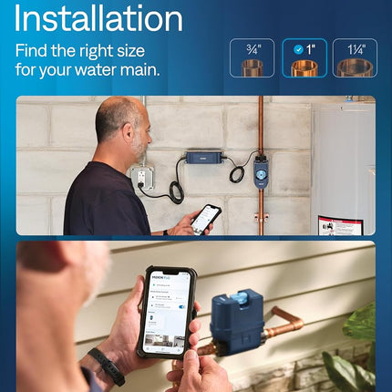 Moen 900-006 Flo by Moen 1-Inch Smart Water Shutoff