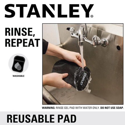 STANLEY S4005 Almohadilla de gel antideslizante extrafuerte para salpicadero, 3.5" x 5.75", para teléfono móvil, tableta, GPS, llaves o gafas de sol, paquete de 4