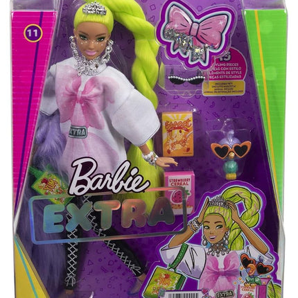 Barbie Extra Doll #11 in Oversized Tee & Leggings with Pet, for Kids 3 Years Old & Up