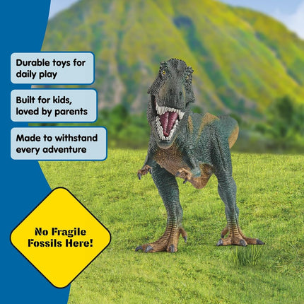 Schleich Dinosaurs - 12" Tyrannosaurus Rex Figurine - Kids Ages 4+ | 14587