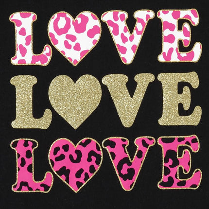 The Children's Place T-shirts à manches courtes à motifs pour bébés filles et petites filles, paquet de 3, Sassy Vibes/Love Love/Small in Charge, 5T