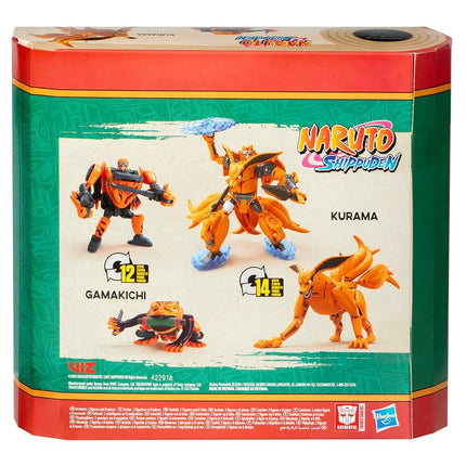 Transformers Collaborative Naruto Shippuden, Kurama & Gamakichi, Anime Toys, Action Figures, 8+