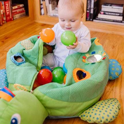Piscina de bolas tortuga de Melissa & Doug para niños