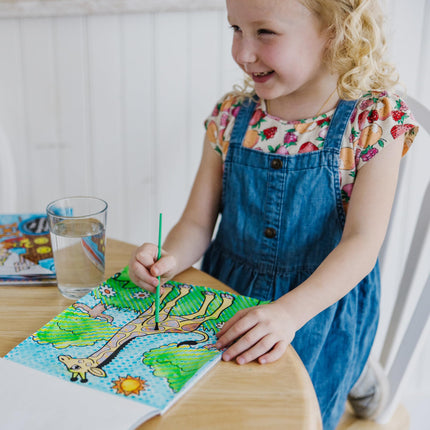 Melissa & Doug My First Paint with Water Activity Books Set - Animals, Vehicles, and Pirates - FSC Certified