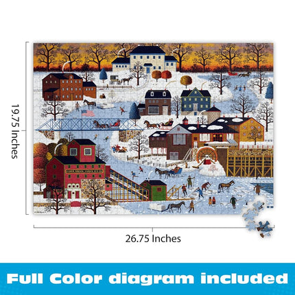 Buffalo Games - Charles Wysocki - Cider Brook Farms - 1000 Piece Jigsaw Puzzle