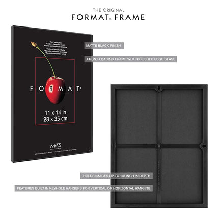 MCS Format Frame, Black, 11 x 14-Inch, Set of 6