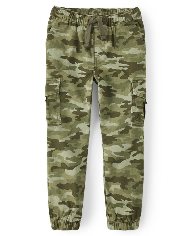 Gymboree Boys' and Toddler Woven Pull on Cargo Jog