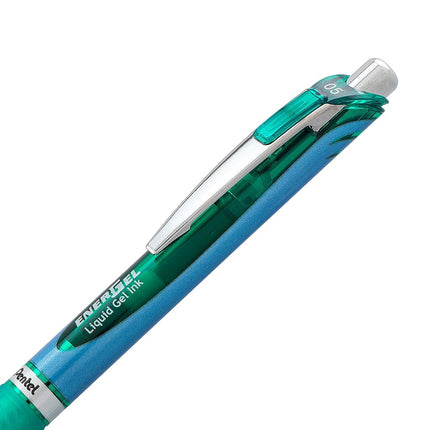 Pentel EnerGel Xm BLN75 0.5mm Green (Pack of 12)