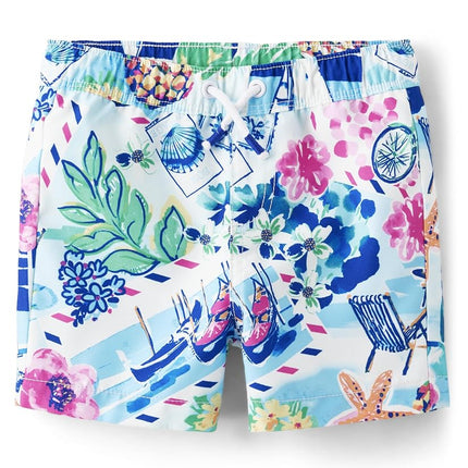 Trajes de baño para niños y bebés Gymboree, Azul Marino Narrows, 12-18 meses
