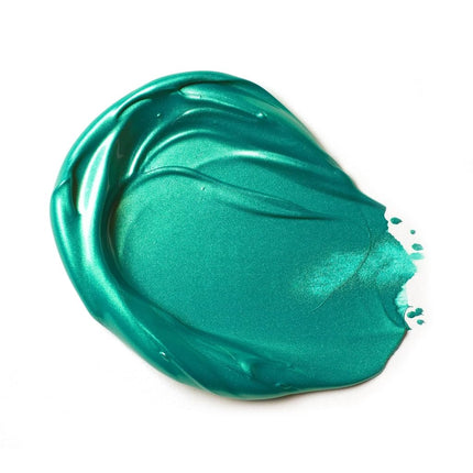 Pintura acrílica Liquitex 1046339 Basics, 118 ml, Verde Aqua Metálico, Pintura Acrílica para Artistas, Altamente Pigmentada, Resistente a la Luz, Viscosidad Media, Brillo Sedoso, Opaca, Ideal para Lienzo, Madera y Papel