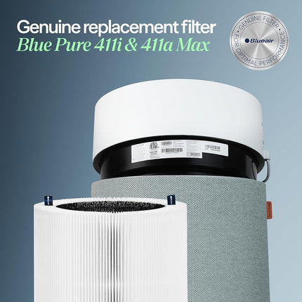 BLUEAIR Genuine Filter for Blue Pure 411i Max and 411a Max Air Purifiers