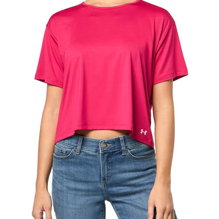 Under Armour Women's Motion Short Sleeve T Shirt, (682) Shaded Fuchsia / / Prime Pink, XS