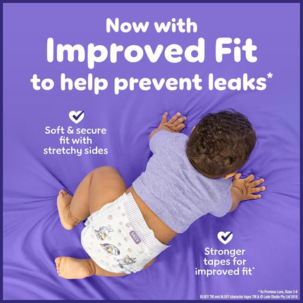 Luvs Platinum Protection Baby Diapers, Size 8, 52 Count