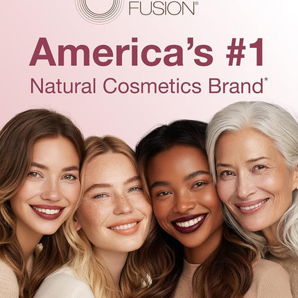 Mineral Fusion Long-Lasting Lipstick, Vivid & Smudge-Free Lip Color with Avocado Oil, Cocoa Seed Butter, Free of FD&C Dyes, Paraben and Gluten, Paloma
