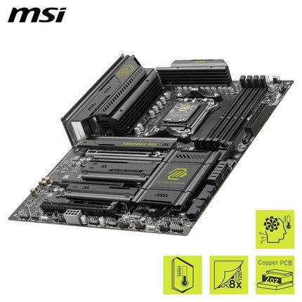 MSI MAG B850 TOMAHAWK MAX WIFI Motherboard, ATX - Ryzen 9000/8000/7000, AM5
