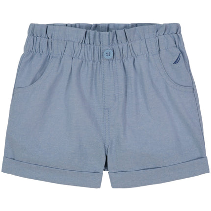 Nautica Girls' Pull-on Lightweight Shorts Casual, 